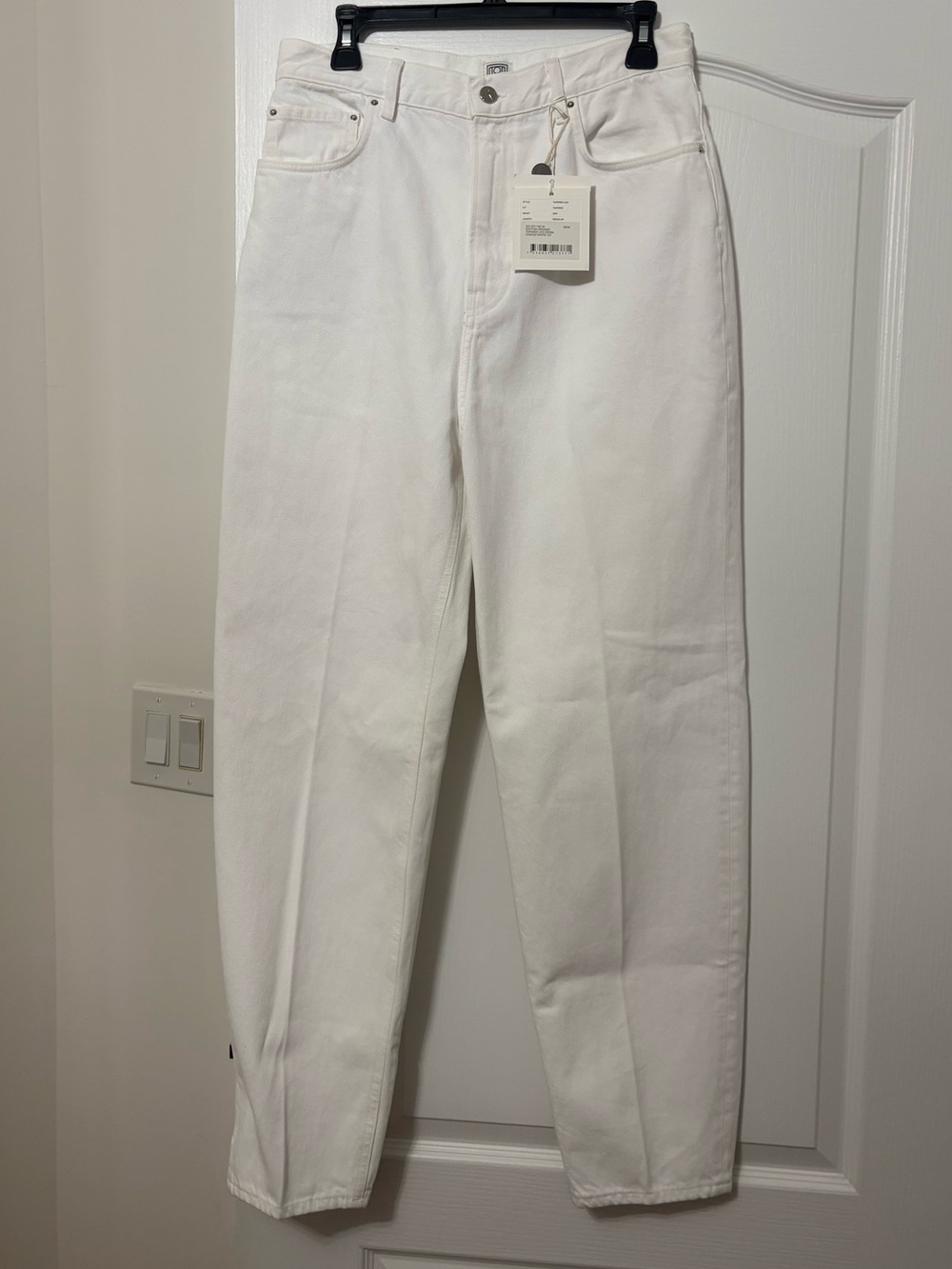 Toteme women’s white wide Leg Jeans